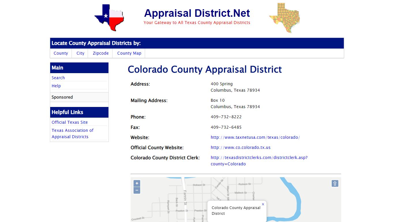 Colorado County Appraisal District - Texas CAD Information